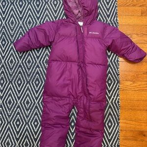 Columbia Purple Baby Snowsuit
